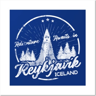 Reykjavik Iceland - Adventure Awaits! Posters and Art